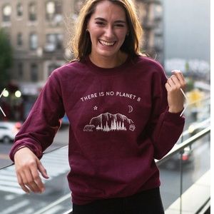 NAVY Wholesome Culture “No Planet B” Crew Sweatshirt